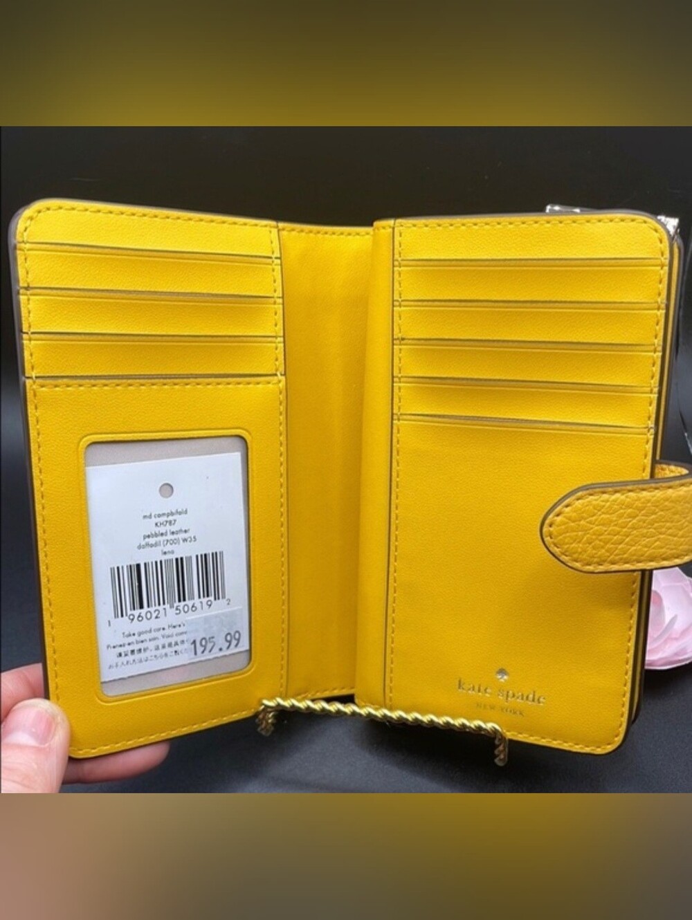 Kate Spade Yellow Wallet - Picture 5 of 7